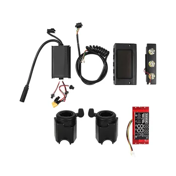 Для KUGOO 8-Дюймовый Контроллер приборной панели + Дисплей материнской платы + Комплект Ручек Со светодиодной Подсветкой Аксессуары для Электрического Скутера