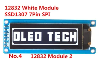2,08-дюймовый OLED-экран 24pin припоя 3/4 линии SPI IIC интерфейс 128 * 64 разрешение SSD1307 drive IC полное направление просмотра