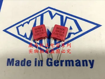 2020 горячая распродажа 10 шт./20 шт. Германия WIMA конденсатор MKS4 100V0.68UF 100V684 680N P: 7,5 мм Аудио конденсатор Бесплатная доставка