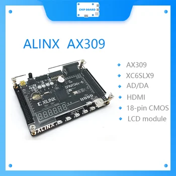 ALINX AX309: Spartan-6 XC6SLX9 Поставляется с модулем ADDA AN108