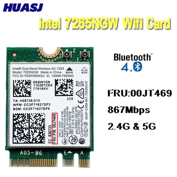Huasj Абсолютно новый для Intel 7265NGW FRU: 00JT469 7265ac BT4.0 WiFi Сетевая карта для T450 X250 T550 W450 L450 E450 G70-80 Yoga14