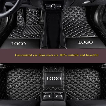 Изготовленный на заказ Кожаный автомобильный коврик BHUAN для Jeep Всех моделей Renegade Compass Cherokee Patriot Wrangler, Автоаксессуары для стайлинга автомобилей