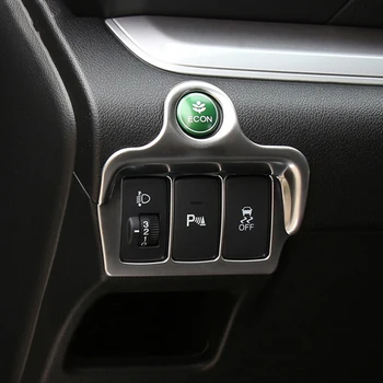 Для Honda CRV CR-V Аксессуары 2012 2013 2014 2015 ABS матовая фара переключатель лампы управления крышка отделка автомобиля для укладки 1 шт.