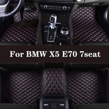 HLFNTF Full surround изготовленный на заказ автомобильный коврик для BMW X5 E70 7seat 2008-2013 автомобильные запчасти автомобильные аксессуары Автомобильный интерьер