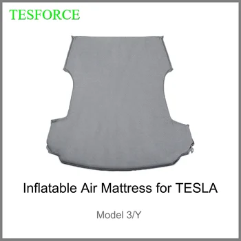 Для Tesla Модель 3/Y 2017-2022 Надувной надувной матрас для кемпинга на открытом воздухе, Надувная Специальная кровать для путешествий, автомобильный матрас из замшевой ткани