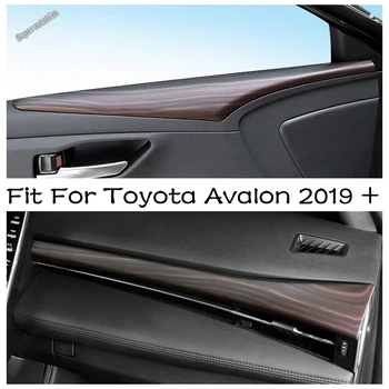Отделка подлокотника передней двери, ручки, накладка на центральный инструмент управления, декоративная полоска, подходит для Toyota Avalon 2019-2023