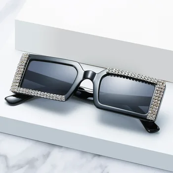 1 шт. Коробка для солнцезащитных очков с бриллиантами, модные корейские персонализированные женские аксессуары, солнцезащитные козырьки на открытом воздухе UV400