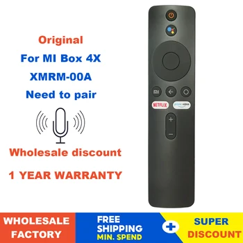 Новый Bluetooth Voice RF Пульт дистанционного управления XMRM-00A Для MI Box 4K Smart TV 4X Android TV с управлением Google Assistant