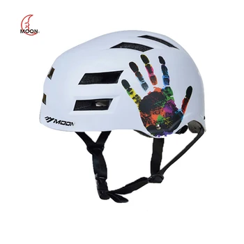 Лунный шлем для катания на коньках для взрослых и детей, Защитный шлем для катания на роликах, Снаряжение для верховой езды, Велосипедные шлемы, Новый