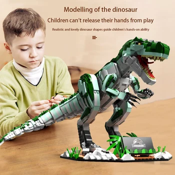Строительные Блоки MOC Высокотехнологичная Модель Кирпичей Динозавр Кирпичи Совместимые LEGO Dragon DIY Для Детей Рождественские Подарки кирпичи
