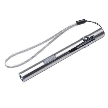Многоразовая медицинская ручка-пупиллограф USB Перезаряжаемая ручка белого света для студентов-медсестер