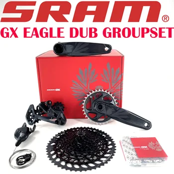 Коленчатый вал SRAM GX Eagle Groupset 170 175 мм, 32t, DUB, Рычаг переключения передач, задний переключатель, 12-ступенчатая кассета 10-52t и