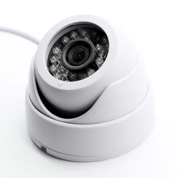 Пластиковая купольная камера видеонаблюдения Starlight 1080P AHD 960H IMX323 + NVP2441 Безопасности с 24 светодиодами Низкой освещенности