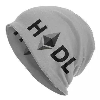 HODL Ethereum ETH Crypto Currency cap Мужская вязаная шапка для взрослых Солнцезащитные шляпы Креативные 
Криптовалютная вязаная шапка