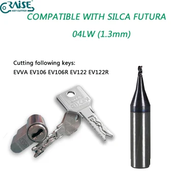 ILCO Silca Futura Cutter 04LW 1,3 мм Вторичный рынок для Лазерных ключей, Слесарных инструментов