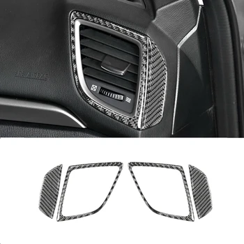 Для Mazda 3 Axela 2014-2018, Кондиционер, левая и правая панель воздуховыпуска, Декоративная рамка, наклейка, Аксессуары для интерьера автомобиля