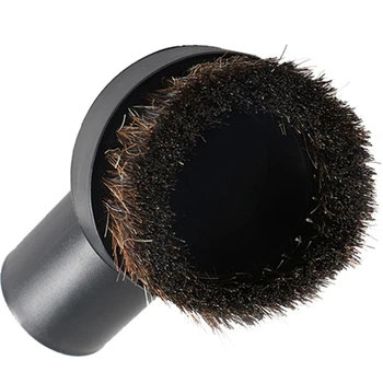 Горячий TOD-1ШТ 32 мм Головка щетки для пылесоса из конского волоса, Сменная Круглая щетка для чистки клавиатуры, запчасти для пылесоса