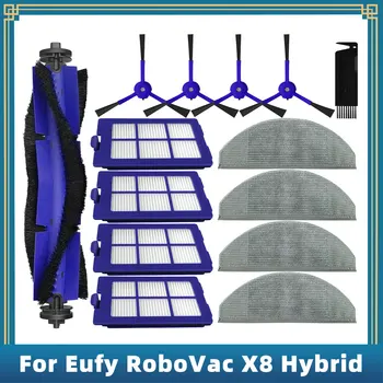 Запасные части Для гибридного робота-пылесоса Anker Eufy RoboVac X8, Основная боковая щетка, Hepa-фильтр, швабра, тряпка, Аксессуары