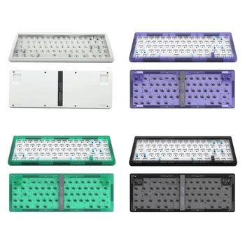 Комплект механической клавиатуры CIY GAS67 Прокладка Крепление конструкции с RGB подсветкой Горячая замена Прямая Поставка