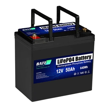 Китай высококачественная литиевая батарея Lifepo4 12V 50Ah с заменой свинцовой батареи BMS