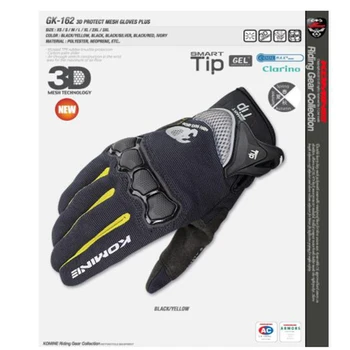 Перчатки KOMINE GK162 Перчатки для езды на мотоцикле С Сенсорным экраном, Защищающие от падения, Четырехсезонные Дышащие Гоночные перчатки, защищающие от падения