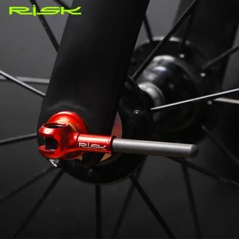 Быстроразъемные шпажки для велосипеда Risk, рычаг из титана Ti для шоссейного велосипеда MTB 100/130 мм 100/135 мм