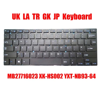 Клавиатура UK LA TR GK JP MB27716023 XK-HS002 YXT-NB93-64 YT-277-16-05 K2919 277-16-05 K3103 MB2778018 YXT-93-204 Турецкий Греческий