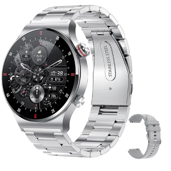 Подарочные Смарт-часы 2023 для Ulefone Armor 10 Xiaomi 12 POCO M5 Redmi Note 11 Oneplus vivo Мужские 1,28 