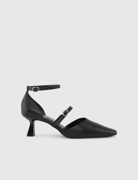 ILVi-Женские босоножки из натуральной кожи ручной работы Flavio, черные кожаные босоножки на каблуке 2023, лето/весна