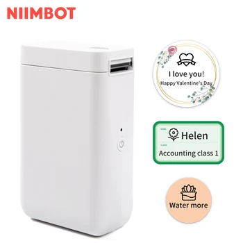 Niimbot D101 Plus, Мини термопринтер для наклеивания этикеток, Портативный карманный принтер этикеток без чернил для принтера смартфонов