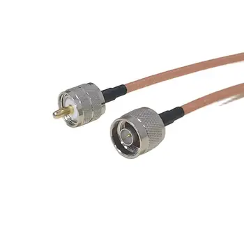 Удлинитель Беспроводного модема N-типа для подключения к UHF PL259 Штекерный кабель-косичка RG142 50 см/1 м/1,5 м/2 м с Низкими потерями Оптом