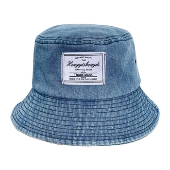 Весенне-летняя Новая Рыбацкая шляпа, Женская Корейская модная ковбойская шляпа, фирменная шляпа для бассейна, шляпа для покупок, солнцезащитная шляпа