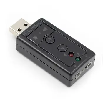 1 шт. Внешний мини USB 2.0 3D Виртуальный 480 Мбит/с, 7.1-канальный аудио Адаптер звуковой карты для настольного ПК и ноутбука