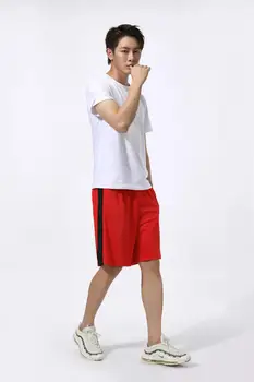 Мужские баскетбольные шорты свободного кроя из быстросохнущего полиэфирного волокна