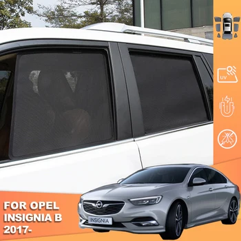 Для Opel Insignia B Седан Z18 2017-2021 Магнитный автомобильный Солнцезащитный козырек, шторка на раме переднего лобового стекла, Солнцезащитный козырек на заднем боковом окне
