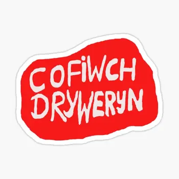 Cofiwch Dryweryn V2 5 шт., автомобильные наклейки для окна комнаты, художественный Мультфильм, Забавный автомобиль, холодильник, фон для стены, милый детский мотоцикл