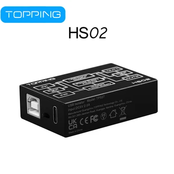 TOPPING HS02 USB 2.0 High fidelity HIFI Speed Audio Lsolator Совместим с передачей в высоком разрешении С низкой задержкой Улучшает качество