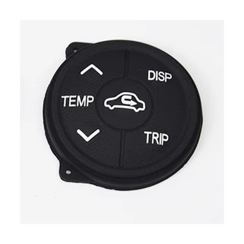 Переключатель управления аудиосистемой Рулевого колеса автомобиля Яркая черная рамка для Toyota Prius 2011-2015 Кнопки управления Черный