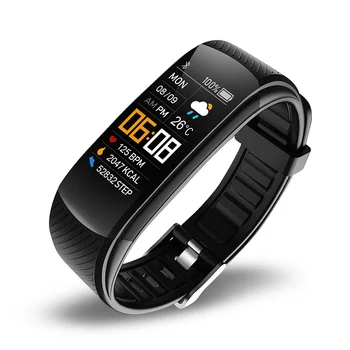 Мужские водонепроницаемые наручные часы C5S smartwatch, шагомер, трекер упражнений и фитнеса, мониторинг информации о будильнике,