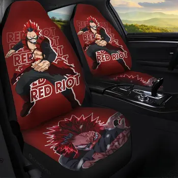 Чехлы для автомобильных сидений BNHA Eijirou Red Riot из аниме 