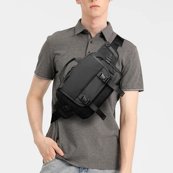 Модная Мужская поясная сумка, многофункциональная поясная сумка для улицы, водонепроницаемые поясные сумки, Мужские дорожные сумки для телефона, сумки на ремне через плечо