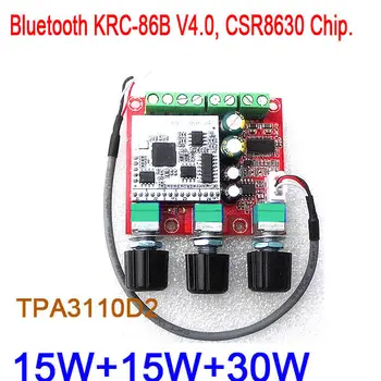 2.1 CH TPA3110 30 Вт + 15 Вт + 15 Вт Bluetooth 4.0 приемник Сабвуфер Аудио Усилитель Плата Стерео Усилитель для автомобильного питания 12V 19v