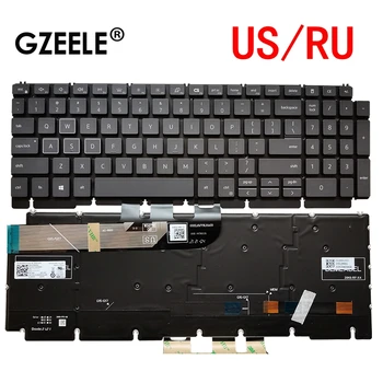 Новая Клавиатура ноутбука US/RU RGB с красной Подсветкой Для Dell G15 Ryzen Edition 5510 5511 5515 5520 0R2GPD 0THG34 0DKDXH
