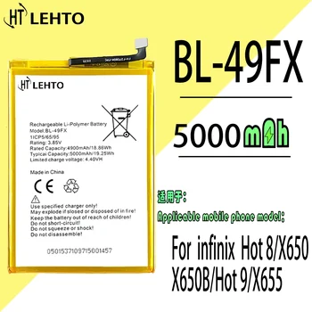 100% Оригинальный аккумулятор BL-49FX для INFINIX Smart 6 Plus/X6512/SAMRT 6 HD Замена телефона Bateria