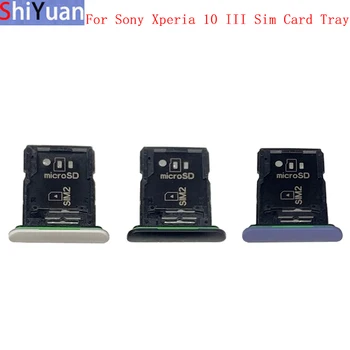 Лоток для SIM-карт Карта Памяти microSD Для Sony Xperia 10 III Держатель Слота Для SIM-карт Запасные Части