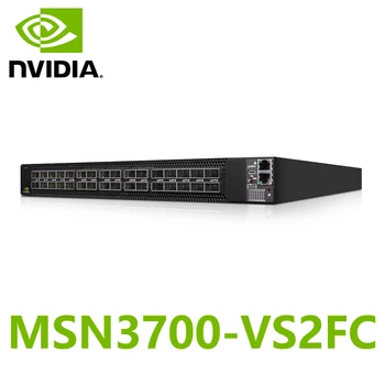 Коммутатор NVIDIA Mellanox MSN3700-VS2FC Spectrum-2 200GbE 1U Open Ethernet с 32 портами QSFP56 для Cumulus Linux и 2 блоками питания (AC)