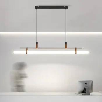 Подвесной светильник в стиле минимализма для столовой, скандинавский настольный светильник с современным минималистичным дизайном