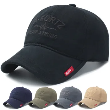 Шляпа мужская A-KURTZ Корейская версия солнцезащитной кепки для спорта на открытом воздухе с мягким верхом, бейсбольная кепка с вышивкой, весенне-осенняя новая кепка