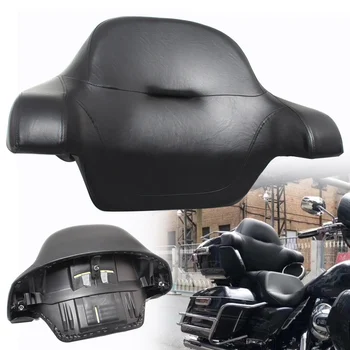 Мотоциклетный Турпакет Накладка Для Спинки Багажника Пассажирского сиденья Черный Для Harley Touring Road King Road Glide Street Glide 2014-2020
