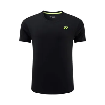 Мужская одежда для бадминтона YONEX 9042, рубашка Поло, спортивная быстросохнущая футболка с короткими рукавами